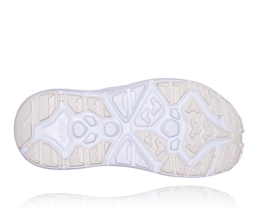 Sandals Mens - Hoka One One Hopara - White - FIAWOKR-80